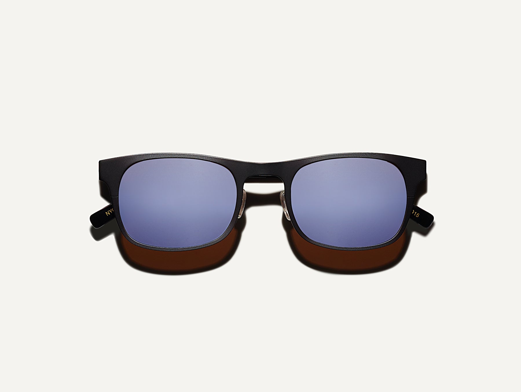 The NEBB-T in Charcoal/Wine with Silver Flash Lenses