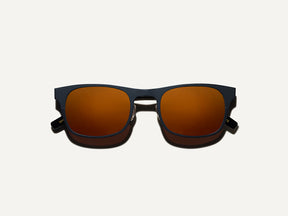 The NEBB-T in Navy/Beige with Brown Flash Lenses
