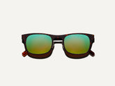 #color_tortoise/pine | The NEBB-T in Tortoise/Pine with Green Flash Lenses