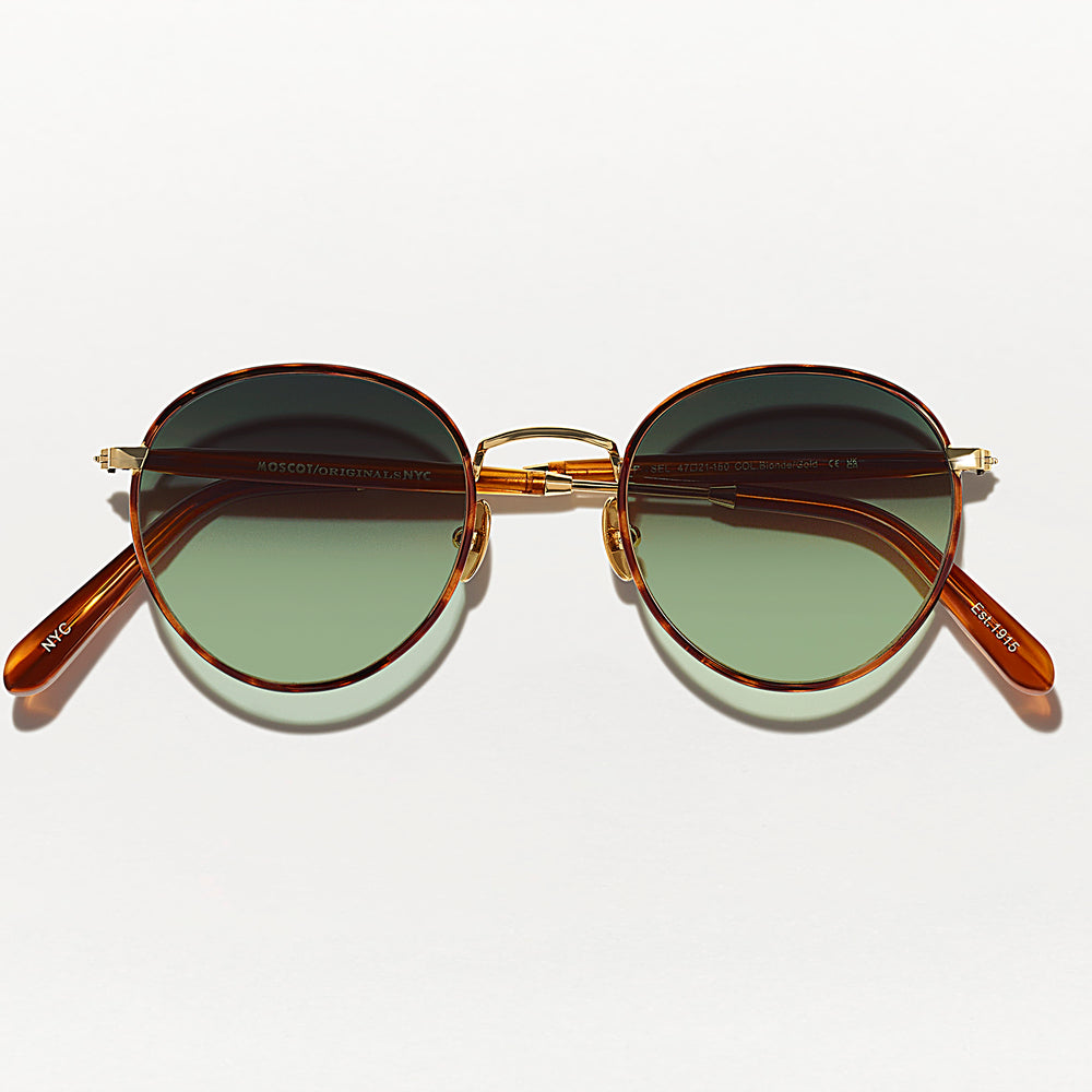 #color_blonde/gold | The PITSEL SUN in Blonde with Forest Wood Tinted Lenses