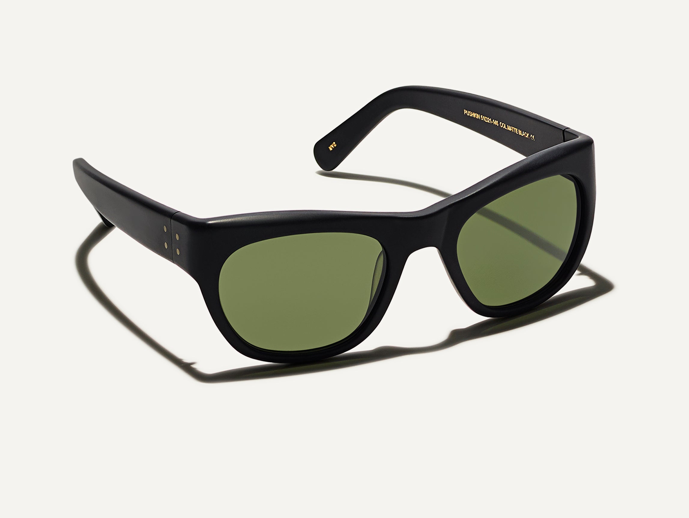 The PUSHKIN in Matte Black with G-15 Glass Lenses