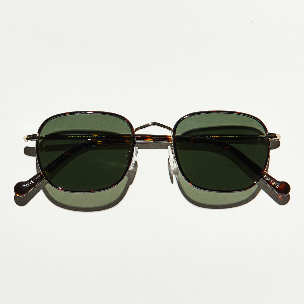#color_tortoise/gold | The SCHLEP SUN in Tortoise/Gold with G-15 Glass Lenses