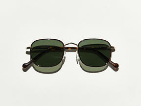 The SCHLEP SUN in Tortoise/Gold with G-15 Glass Lenses