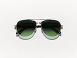 The SHAV SUN in Silver with Forest Wood Tinted Lenses