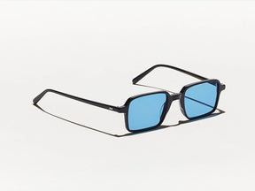 The SHINDIG Black with Celebrity Blue Tinted Lenses