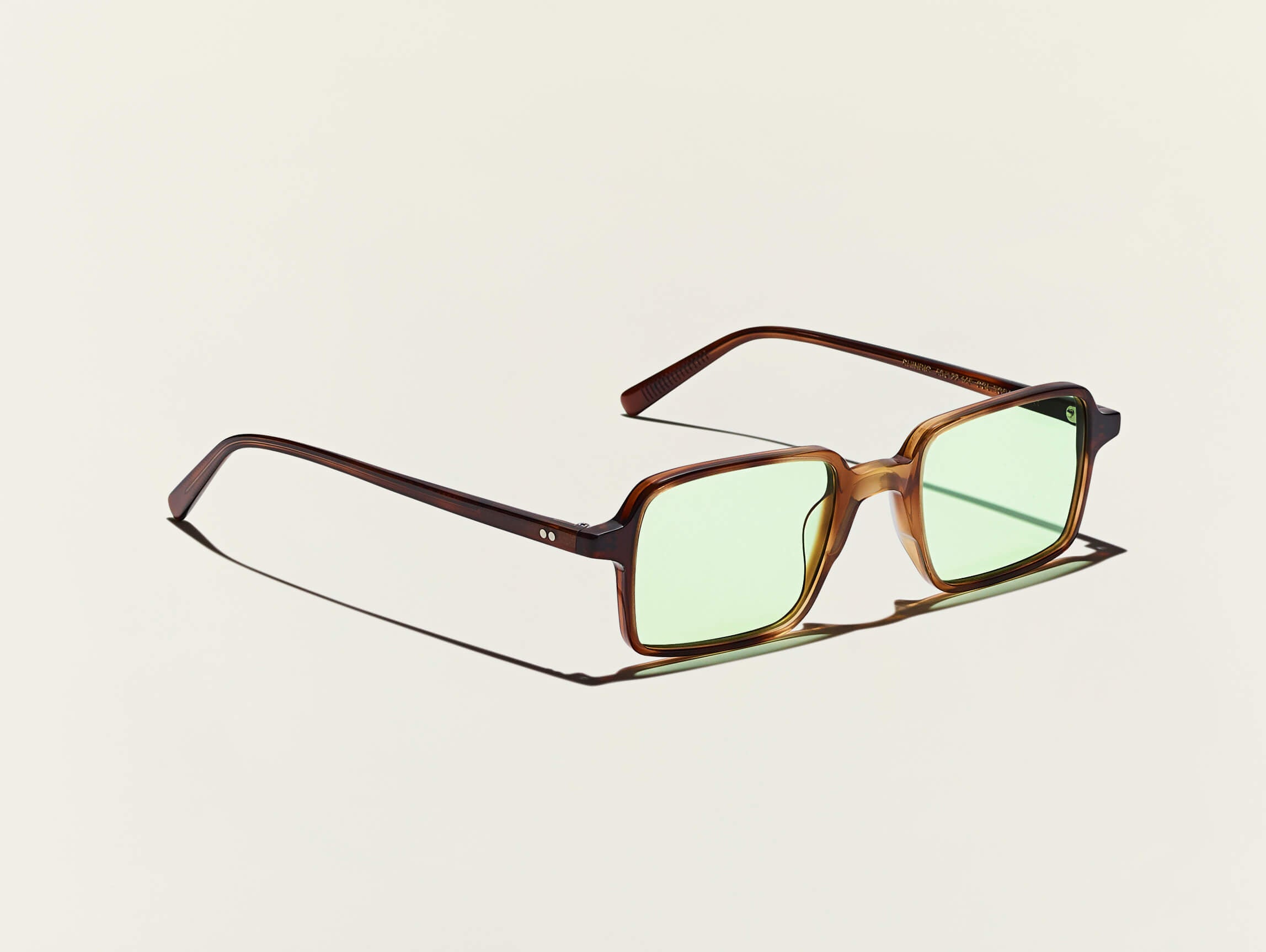 The SHINDIG SUN in Tobacco with Limelight Tinted Lenses