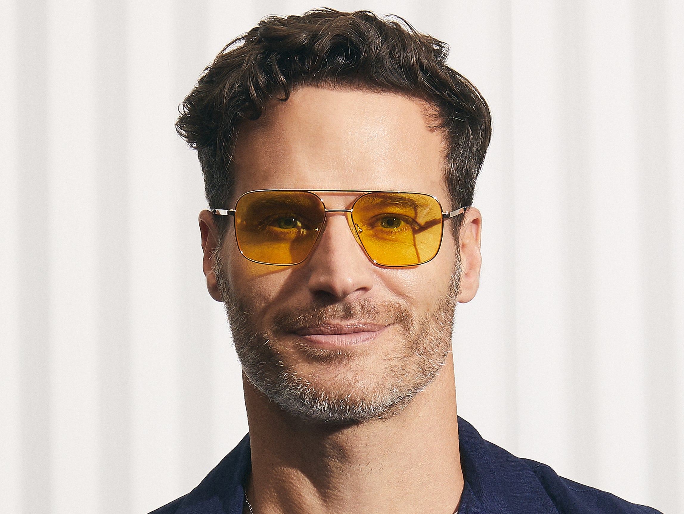MOSCOTモスコット／SHTARKER SUN／GOLD SHTARKER in Gold | Tinted Glasses – MOSCOT NYC SINCE 1915
