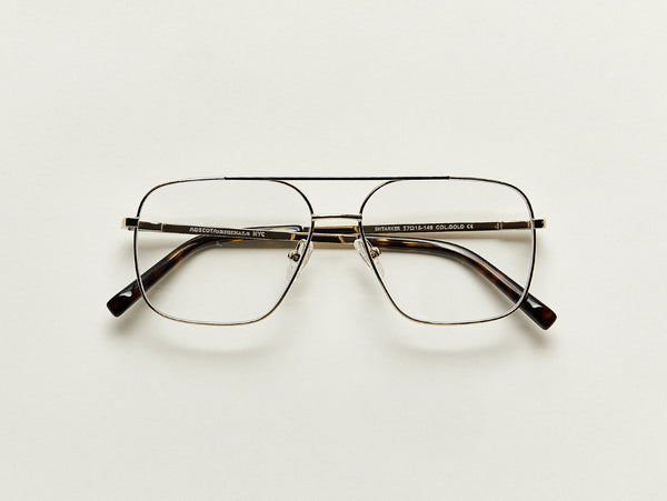 MOSCOTモスコット／SHTARKER SUN／GOLD未使用 SHTARKER | Aviator Eyeglasses | MOSCOT