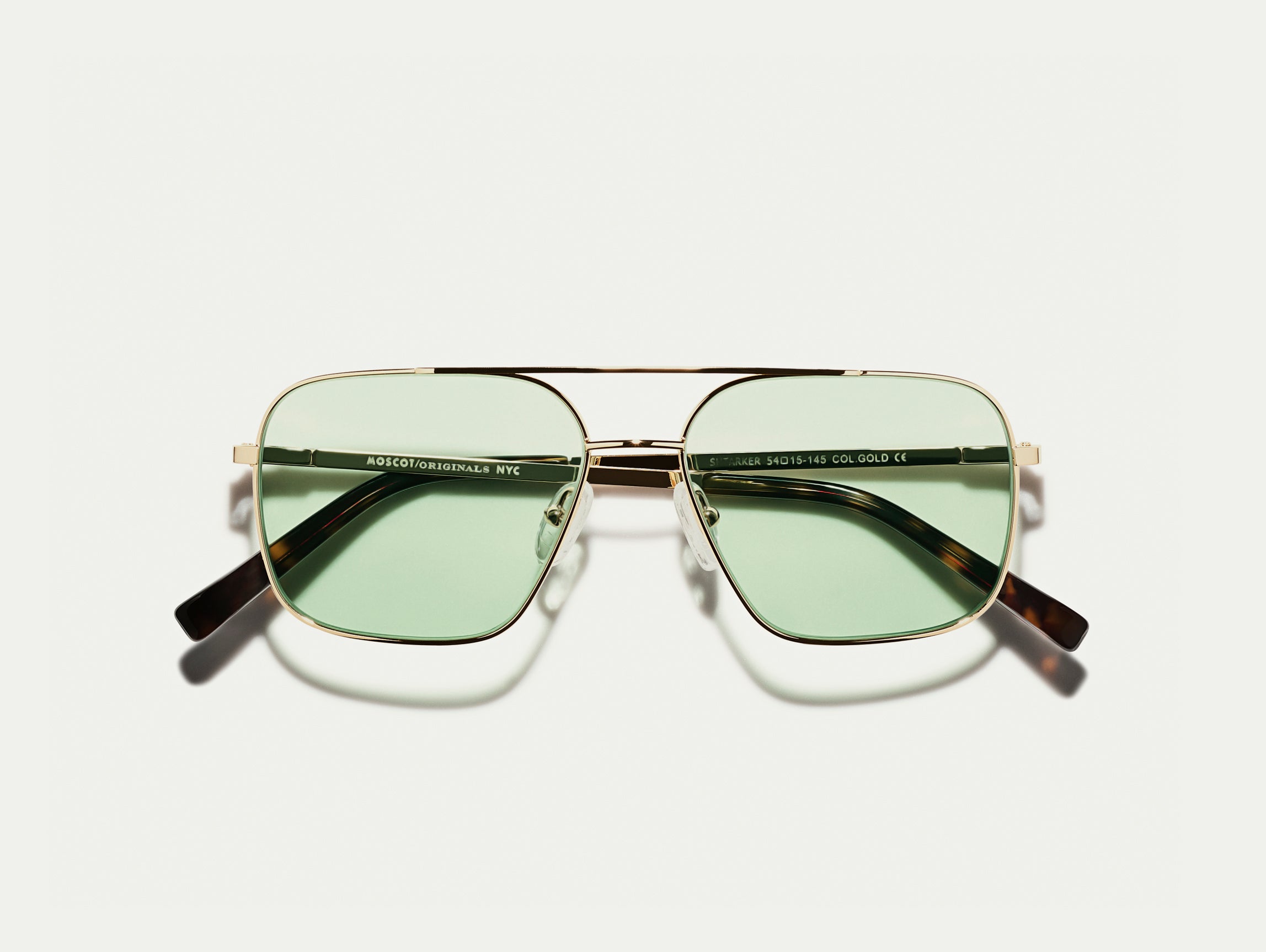 The SHTARKER in Gold with Limelight Tinted Lenses