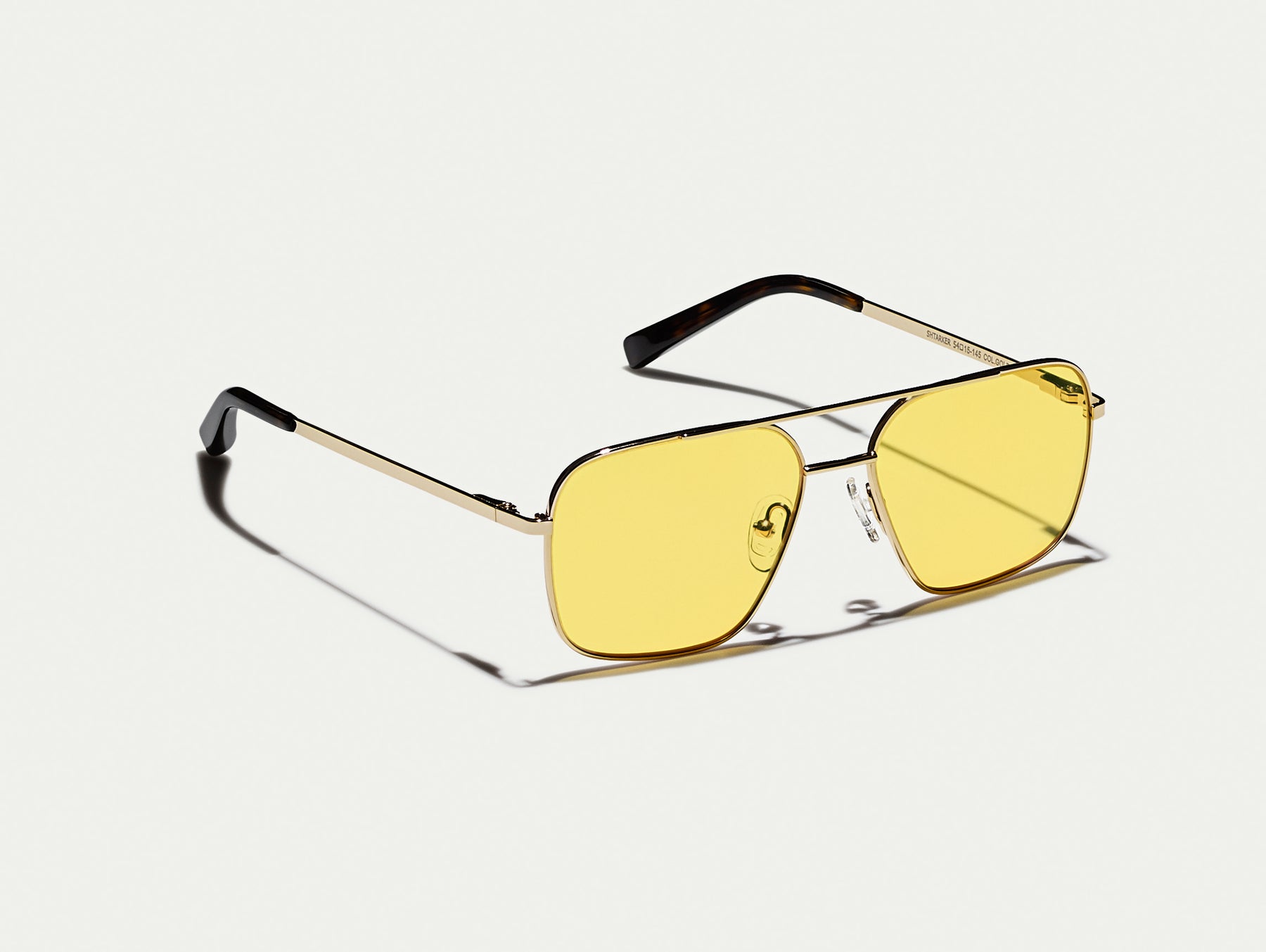 The SHTARKER in Gold with Mellow Yellow Tinted Lenses