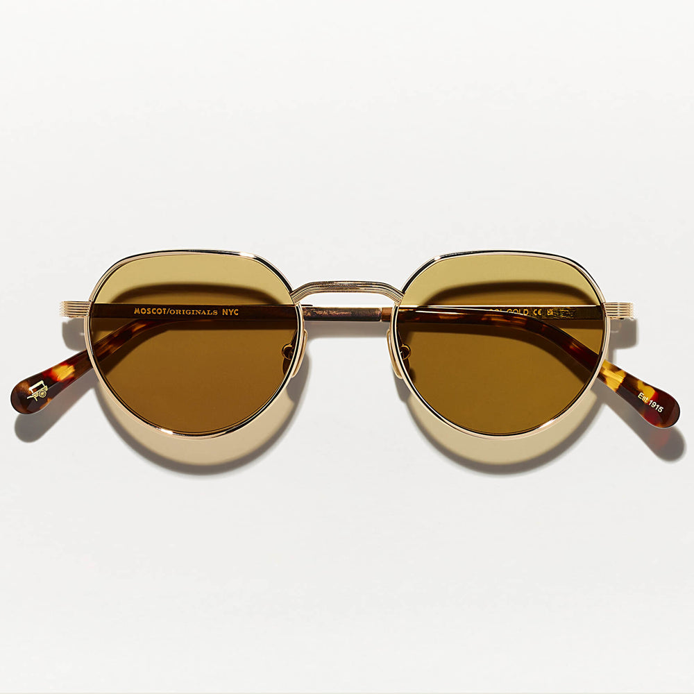 #color_gold | The SMENDRINK SUN in Gold with Amber Tinted Lenses