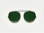 The SPIEL CLIP in Antique Tortoise/Gunmetal with G-15 Lenses