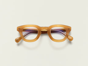 The TELENA in Butterscotch with Blue Protect Lenses