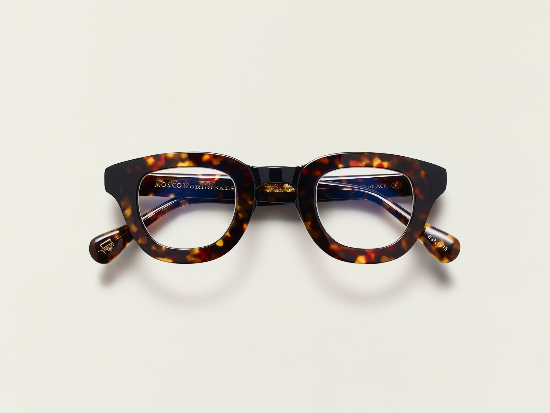 The TELENA in Tortoise/Black with Blue Protect Lenses