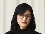 Model is wearing The TELENA in size 44 in Grey/Light Grey