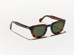 TELENA SUN tortoise/black with Calibar Green Glass Lenses