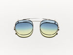 The CLIPTOSH in Gold with Aqua Sunrise Tinted Lenses