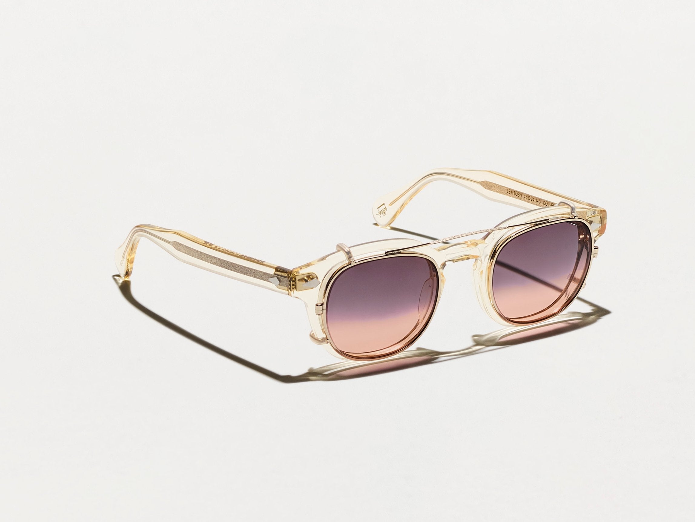 The CLIPTOSH in Gold with City Lights Tinted Lenses