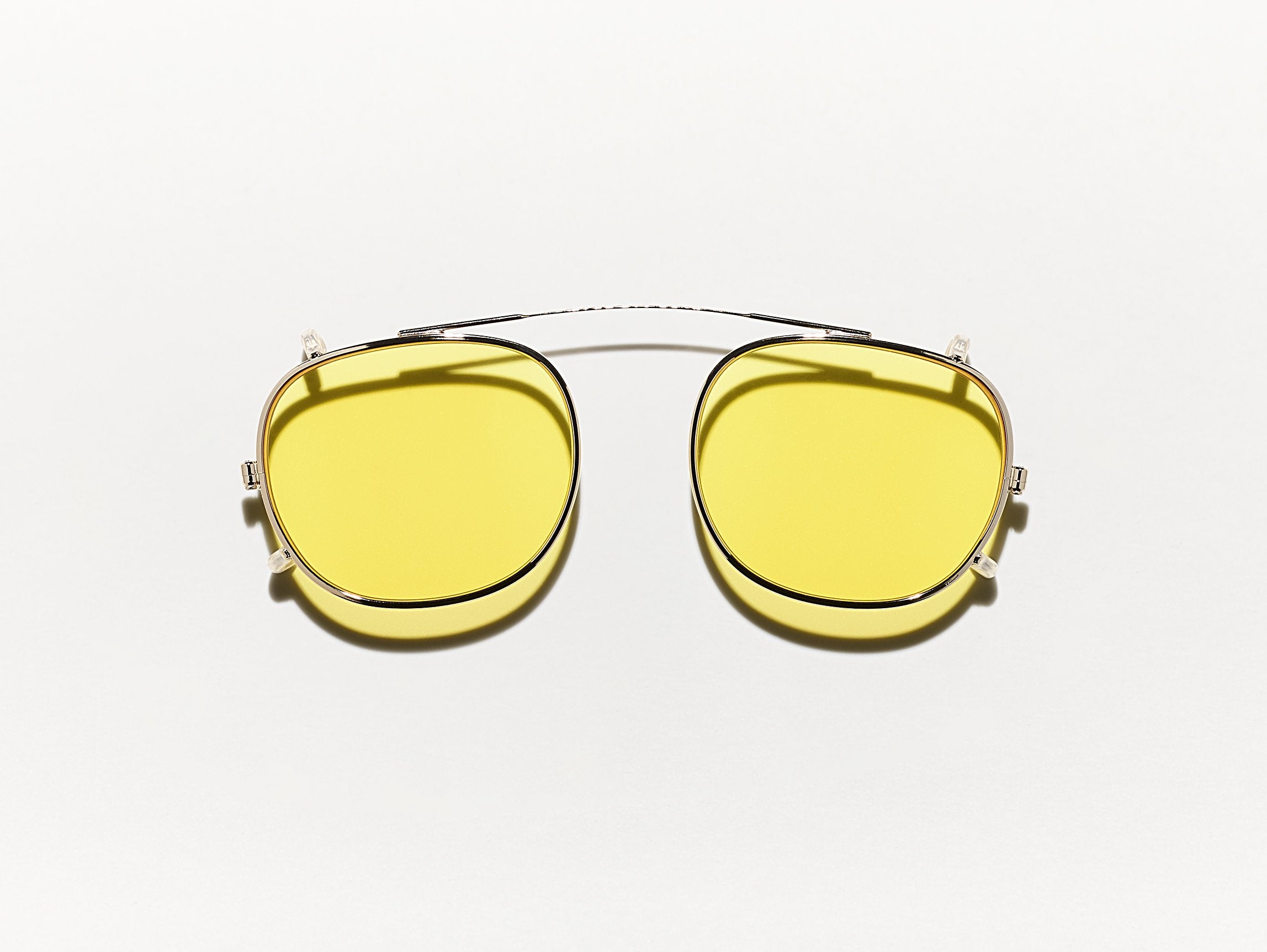 #color_mellow yellow | The CLIPTOSH in Gold with Mellow Yellow Tinted Lenses