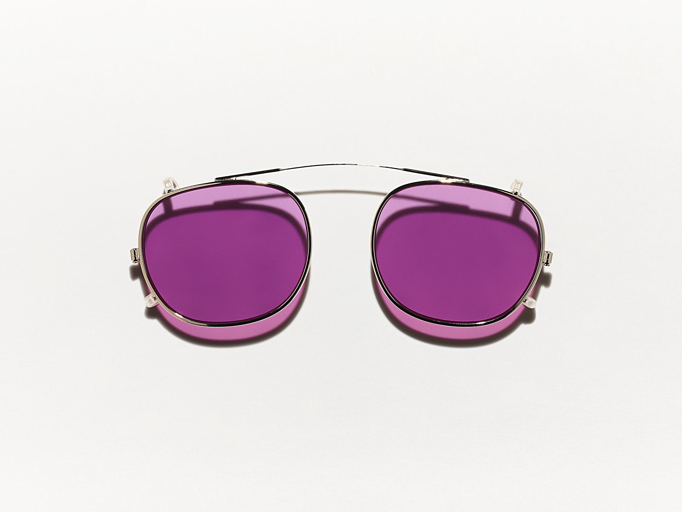 #color_purple nurple | The CLIPTOSH in Gold with Purple Nurple Tinted Lenses