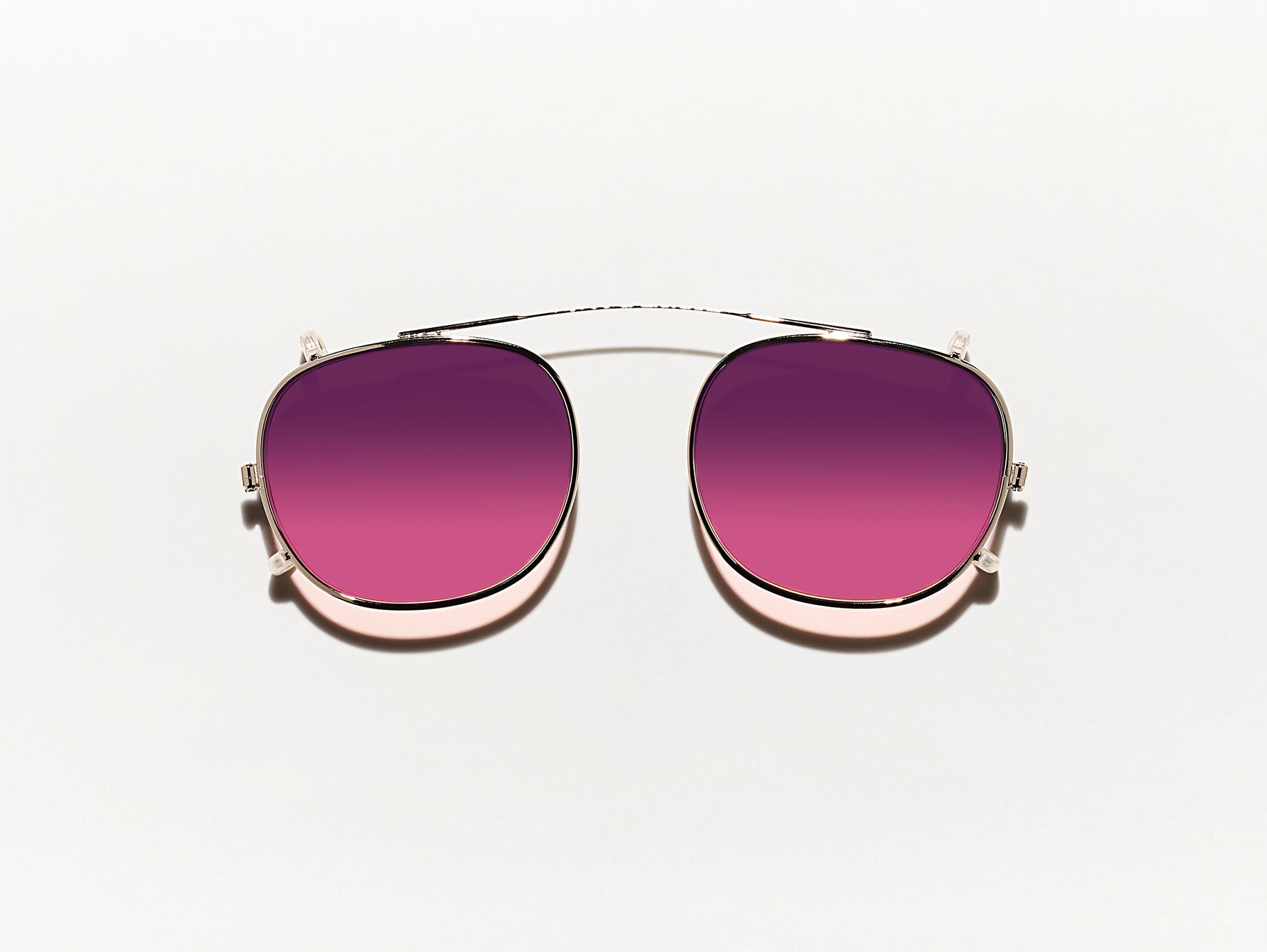 The CLIPTOSH in Gold with Westside Sunset Tinted Lenses