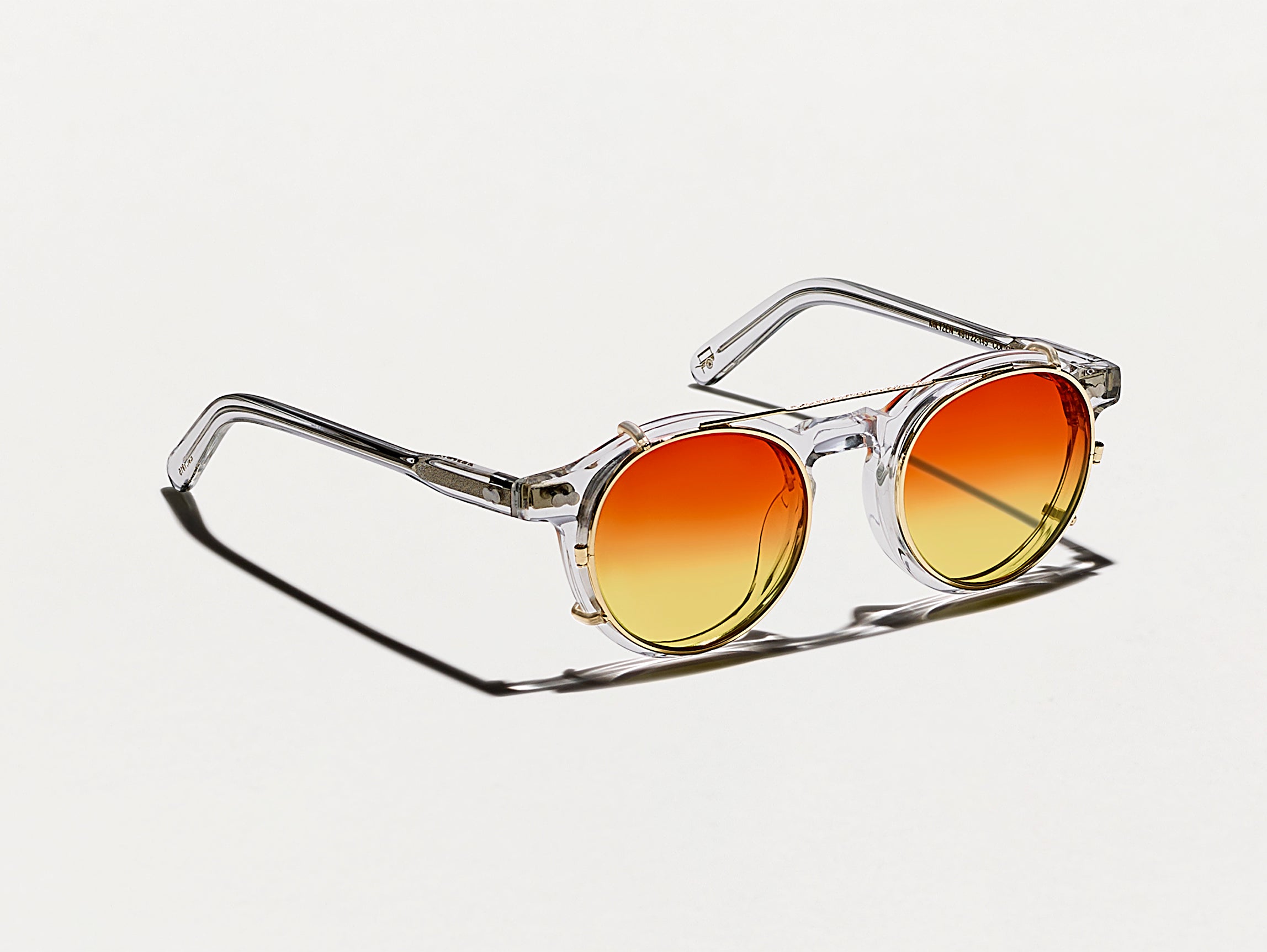 The CLIPZEN in Gold with Candy Corn Tinted Lenses