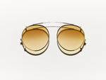 The CLIPZEN in Gold with Chestnut Fade Tinted Lenses