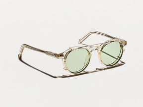 The CLIPZEN in Gold with Limelight Fade Tinted Lenses