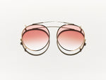 The CLIPZEN in Gold with Root Beer Fade Tinted Lenses