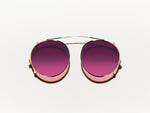 The CLIPZEN in Gold with Westside Sunset Tinted Lenses