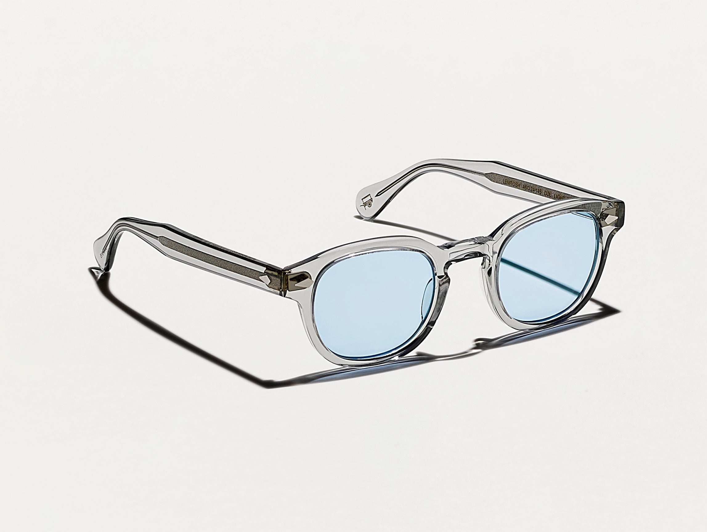 The LEMTOSH Light Grey with Bel Air Blue Tinted Lenses