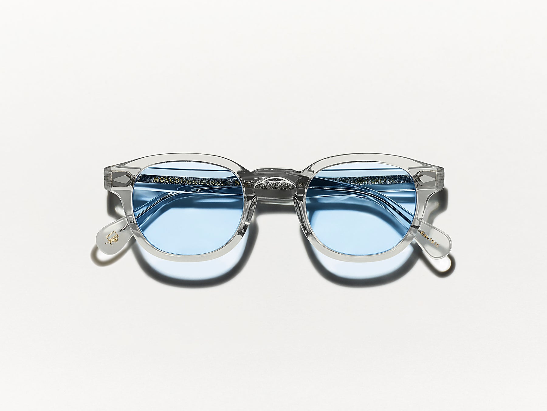The LEMTOSH Light Grey with Bel Air Blue Tinted Lenses