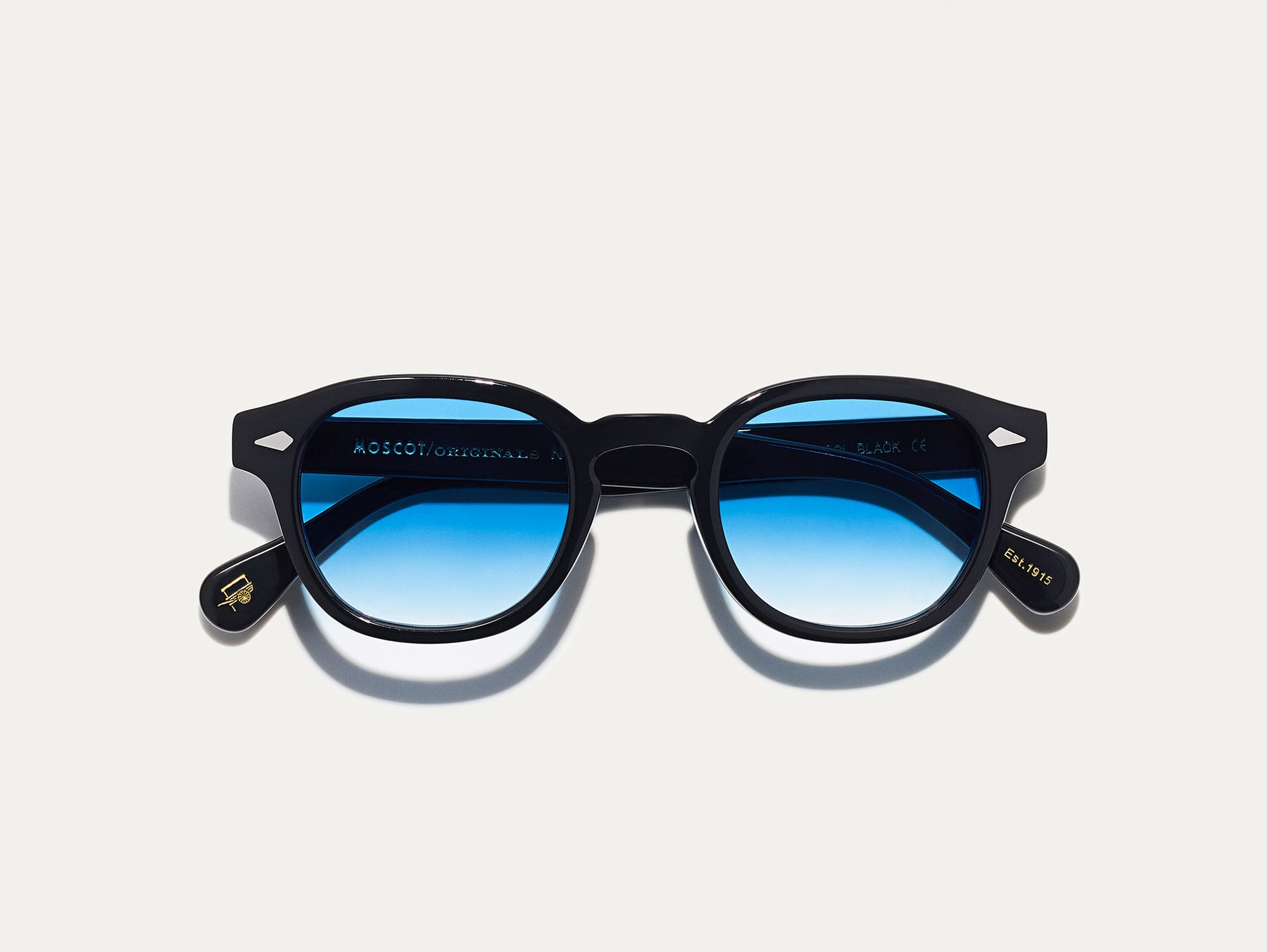 The LEMTOSH Black with Broadway Blue Fade Tinted Lenses