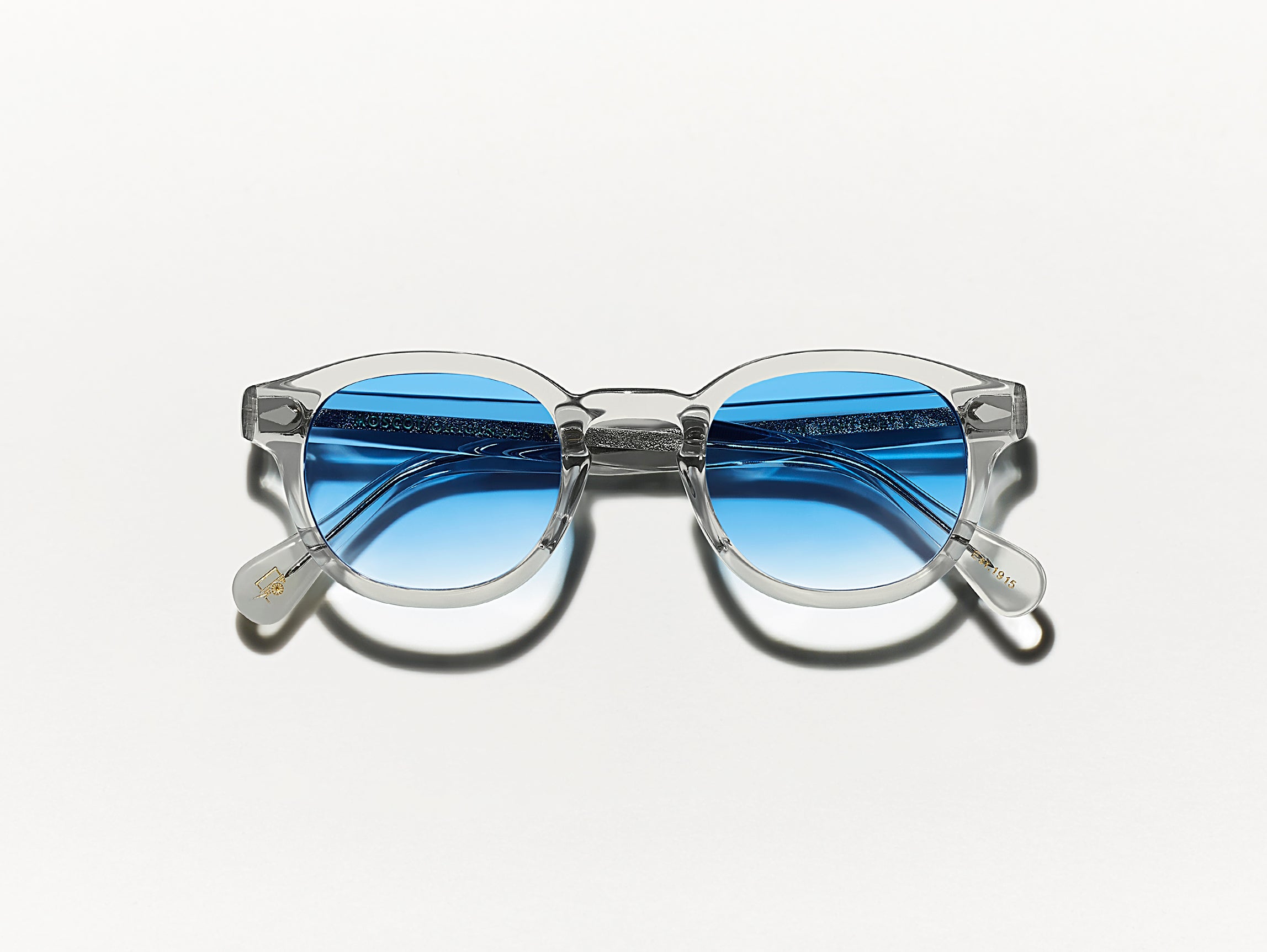 The LEMTOSH Light Grey with Broadway Blue Fade Tinted Lenses