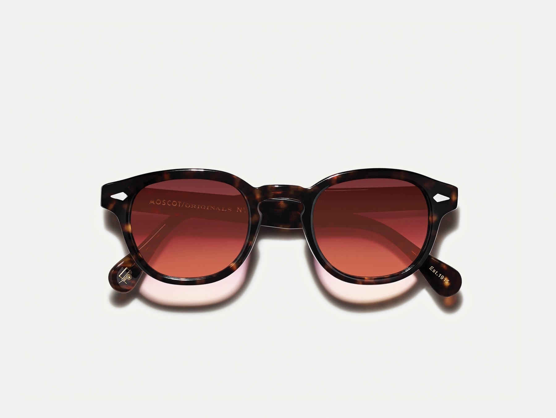 The LEMTOSH Tortoise with Cabernet Tinted Lenses