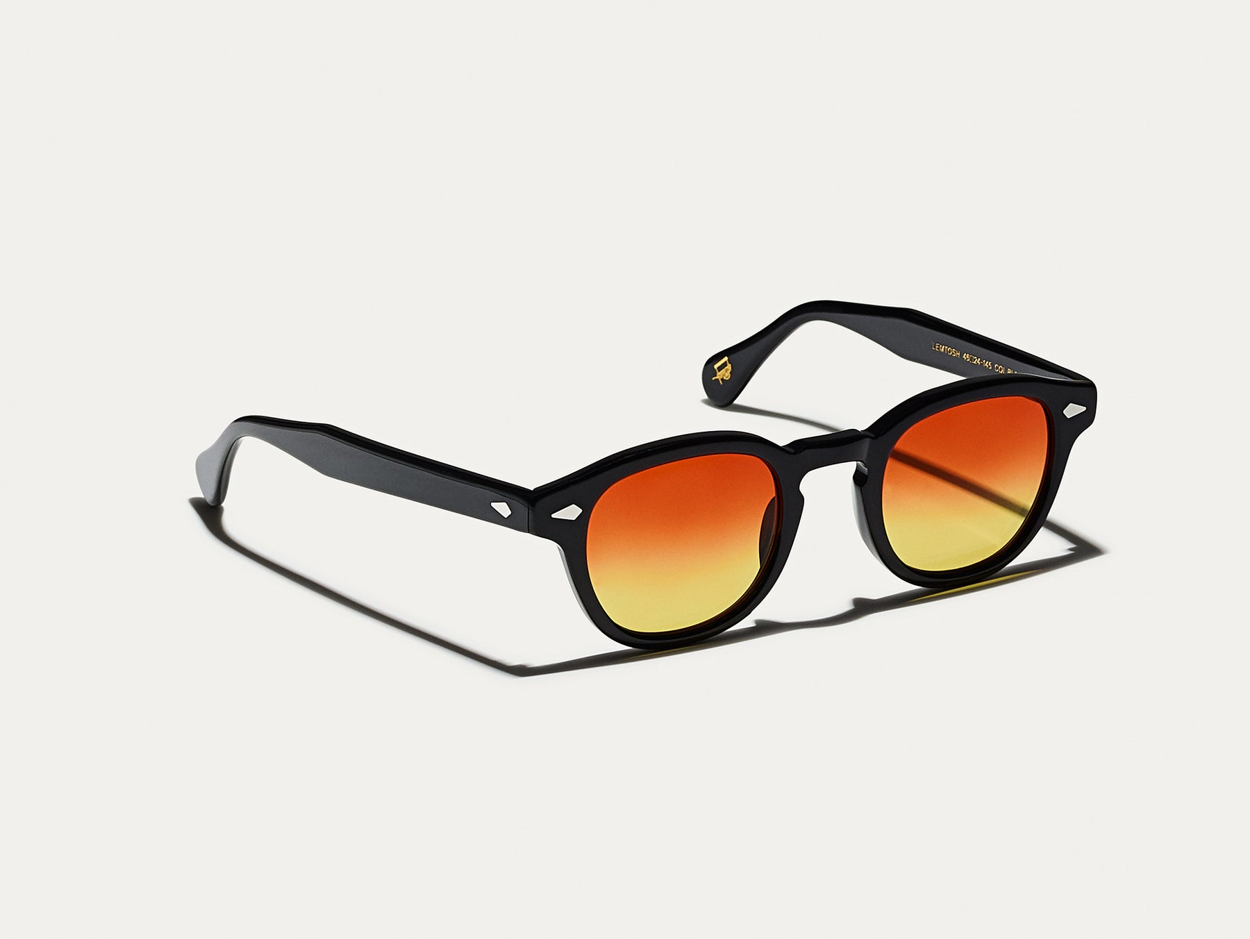 The LEMTOSH Black with Candy Corn Tinted Lenses