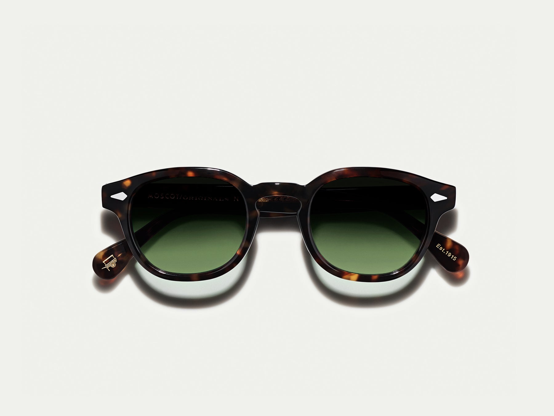 The LEMTOSH Tortoise with Forest Wood Tinted Lenses