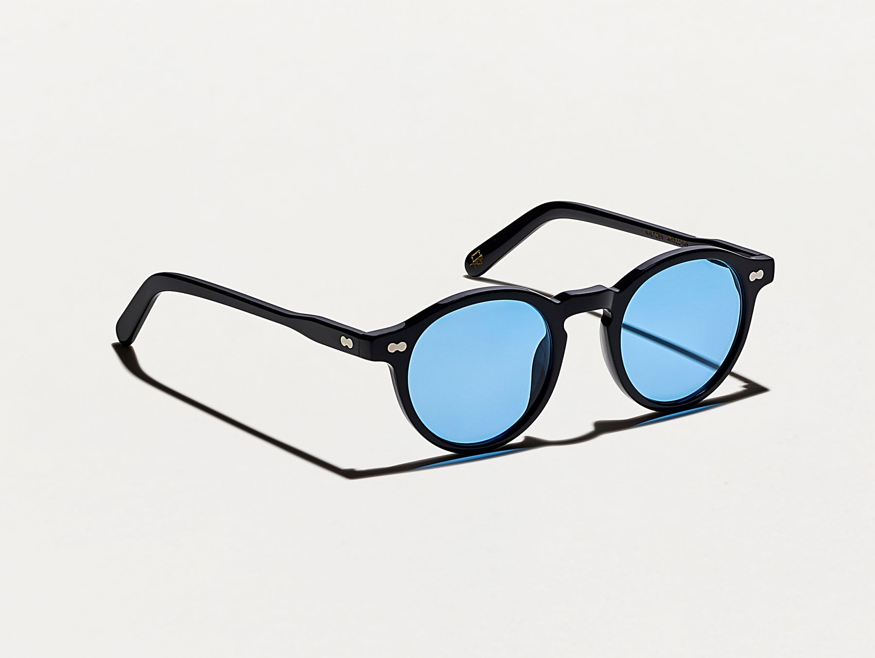 The MILTZEN Black with Celebrity Blue Tinted Lenses