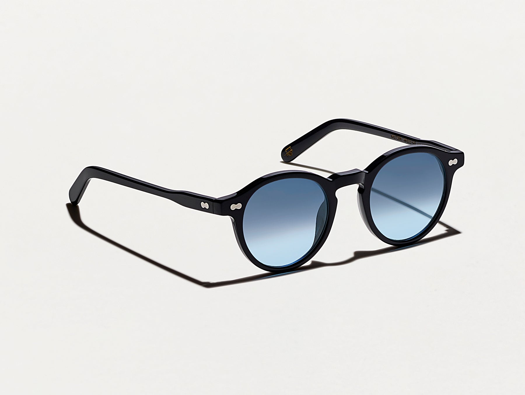 The MILTZEN Black with Denim Blue Tinted Lenses