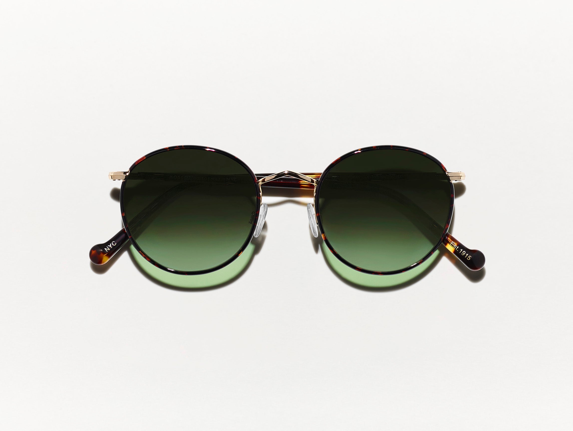 The ZEV in Tortoise in Forest Wood Tinted Lenses