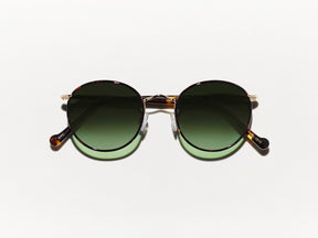 The ZEV in Tortoise in Forest Wood Tinted Lenses