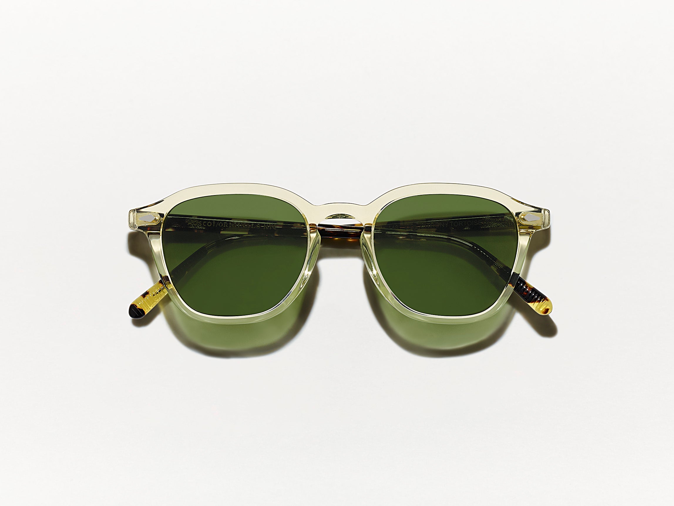 #color_citron/tortoise | The VANTZ SUN in Citron/Tortoise with Calibar Green Glass Lenses