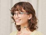 Model is wearing The VILDA in size 48 in Light Grey