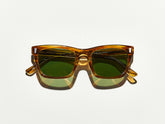 #color_honey blonde | The YONA SUN in Honey Blonde with Calibar Green Glass Lenses