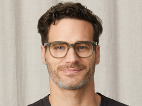 Model is wearing The YONTIF in size 49 in Sage