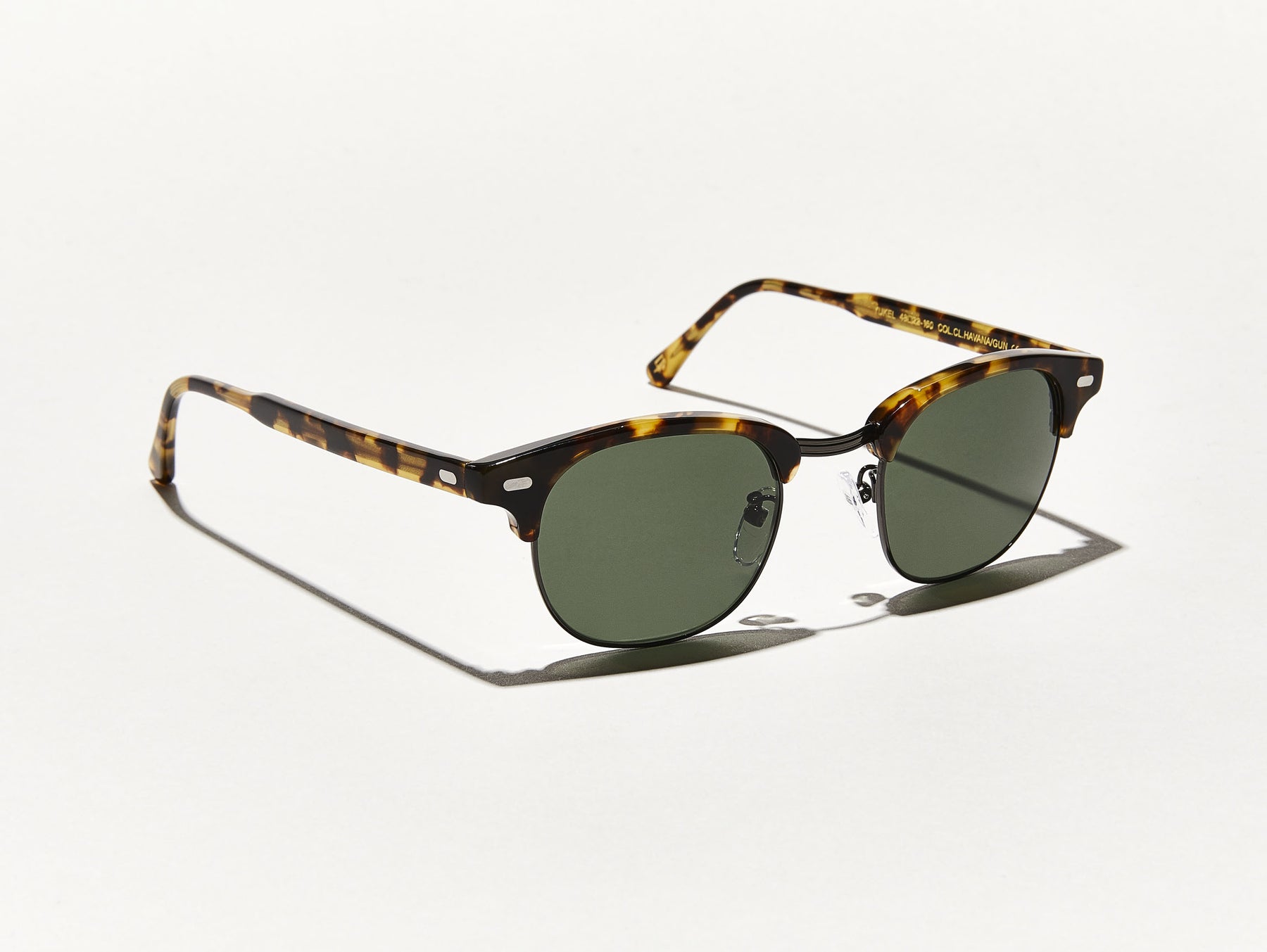 The YUKEL SUN In Classic Havana/Gunmetal with G-15 Glass Lenses