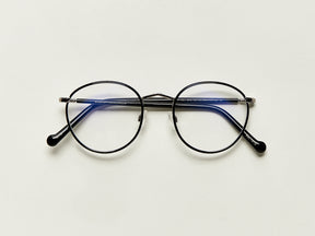 The ZEV in Black with Blue Protect Lenses
