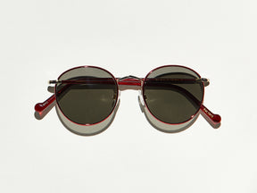 The ZEV SUN in Ruby/Gold with Grey Glass Lenses