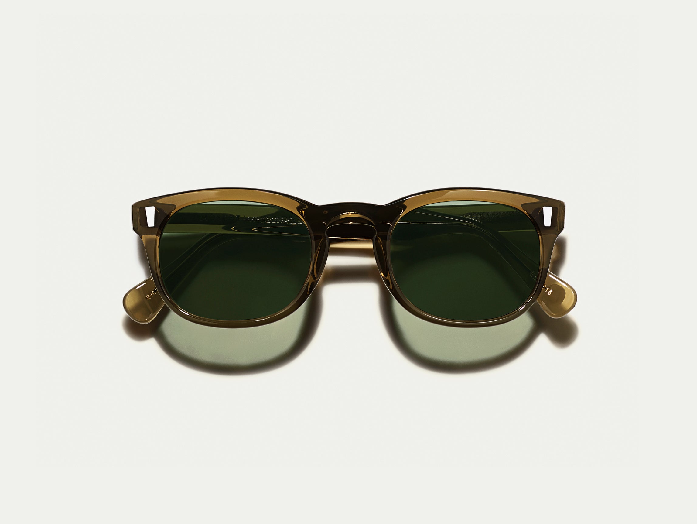 The ZILCH SUN in Olive Green with G-15 Glass Lenses