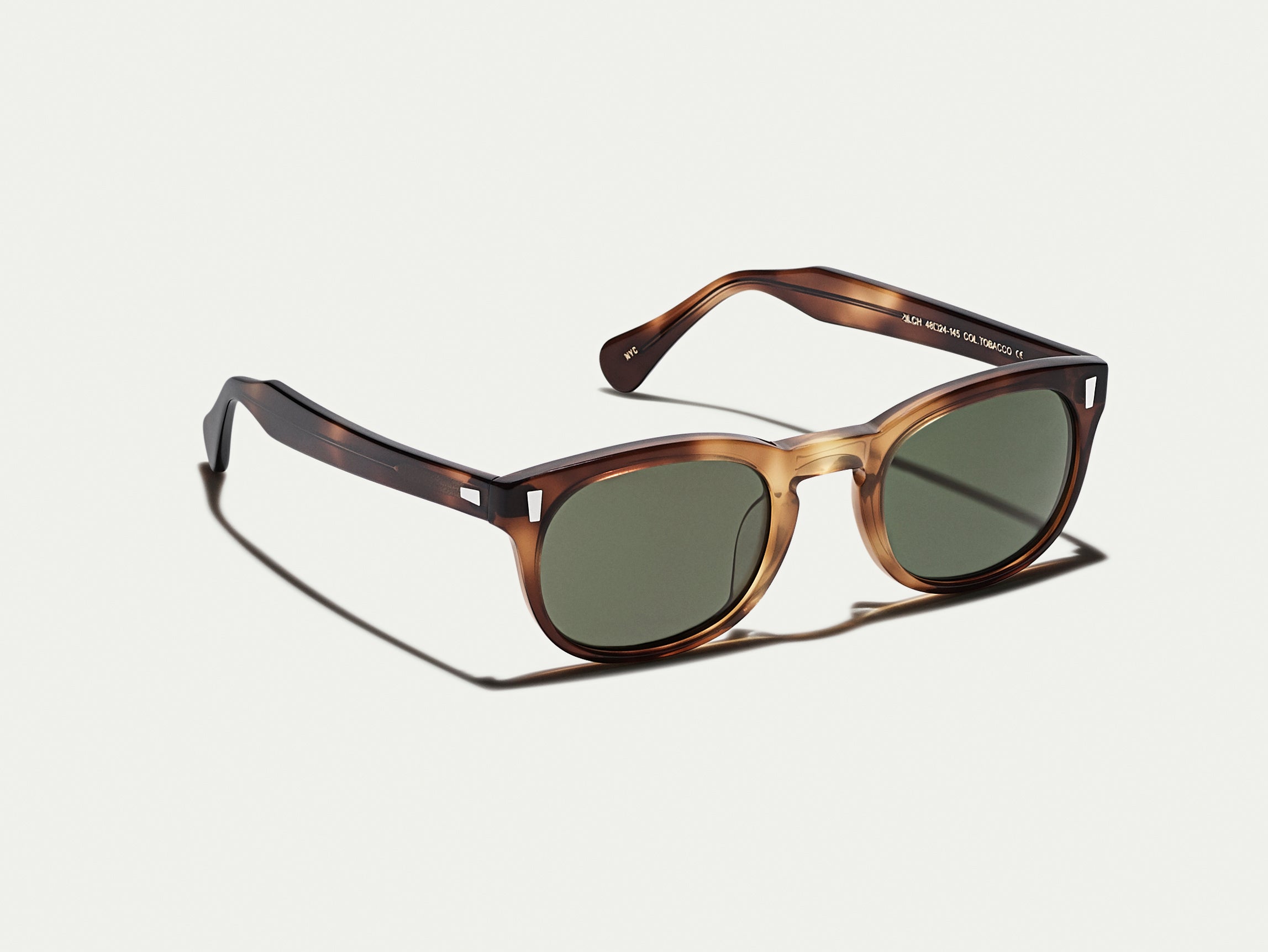 The ZILCH SUN in Tobacco with G-15 Glass Lenses